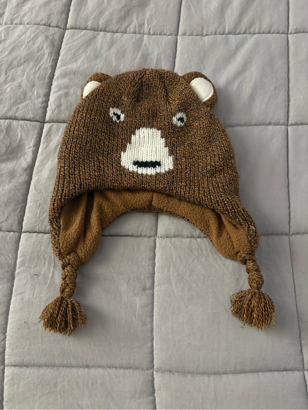 Carter’s Bear fleece lined hat for toddlers